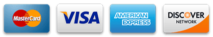 Payment card methods displayed by the Audifort merchant